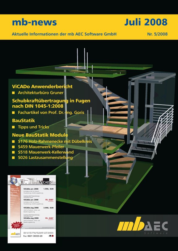 Titelseite der mb-news-Ausgabe 05-2008