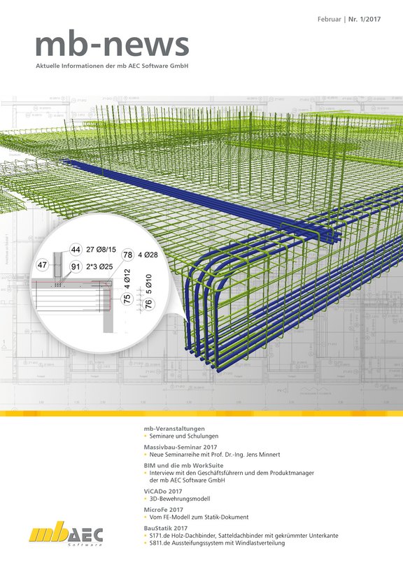 Titelseite der mb-news-Ausgabe 01-2017