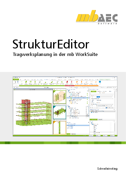 StrukturEditor - Tragwerksplanung in der mb WorkSuite