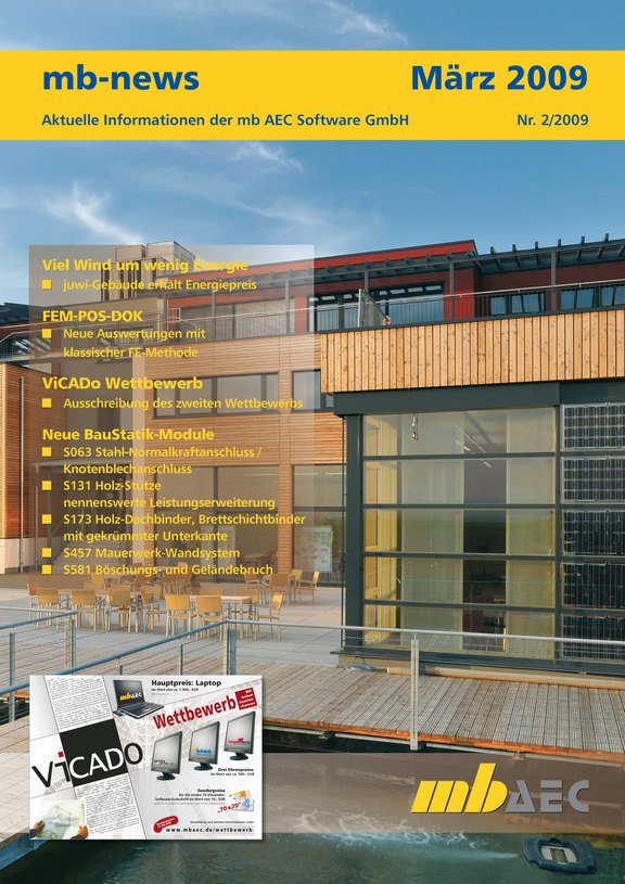 Titelseite der mb-news-Ausgabe 02-2009