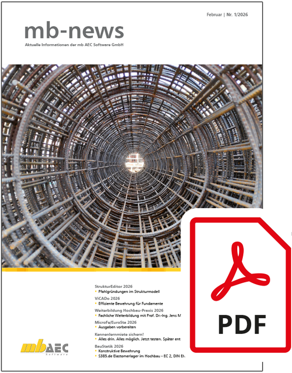 mb-news, Ausgabe 01/2026 (PDF, ~9,2 MB) mb-news 01-26 - Titelseite der mb-news mit PDF-Symbol