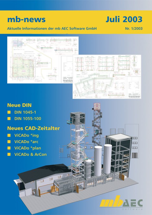 Titelseite der mb-news-Ausgabe 01-2003