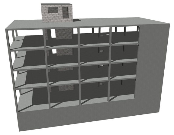 Abbildung eines Architekturmodells