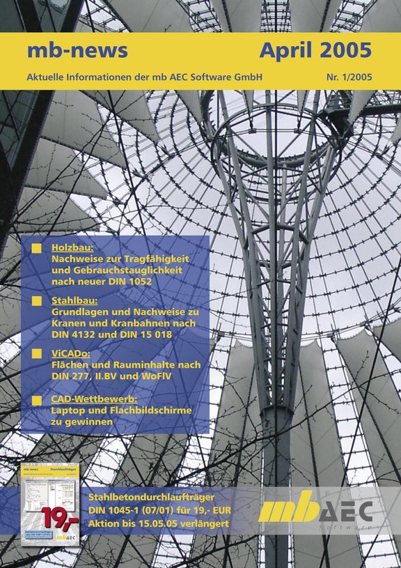 Titelseite der mb-news-Ausgabe 01-2005